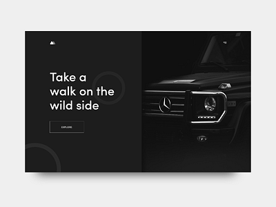 Landing Page Banner Concept UI/UX Design