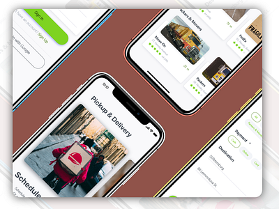 Concept UIUX Design for Pickup   Delivery App
