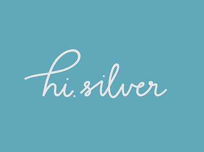 hi silver logo design logo typography