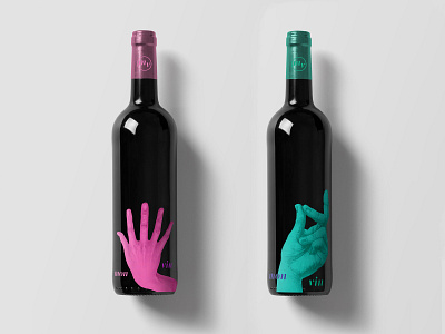 mon vin - design for wine bottle branding design package