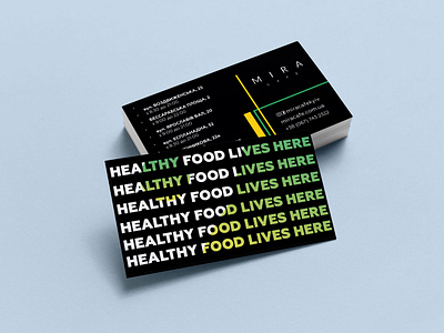 Business Card - MIRA Cafe