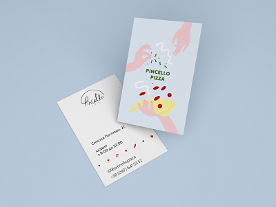 Business Card - Pincello branding design icon illustration illustration art print logo print print and pattern vector