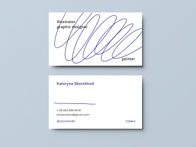 Business Card branding design illustration print typography