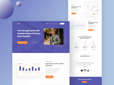 Financial Service Landing Page