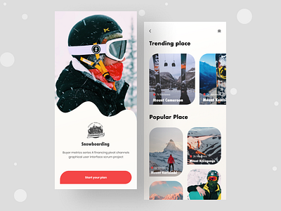 Snowboarding app