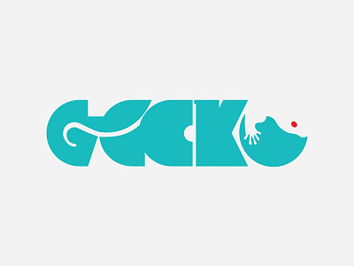 Gecko brand gecko logo typography web