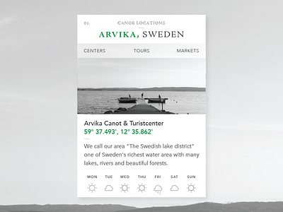 Canoe locations widget canoe sweden widget