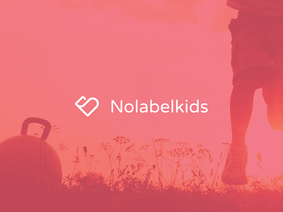 Nolabelkids logo WIP heart kids