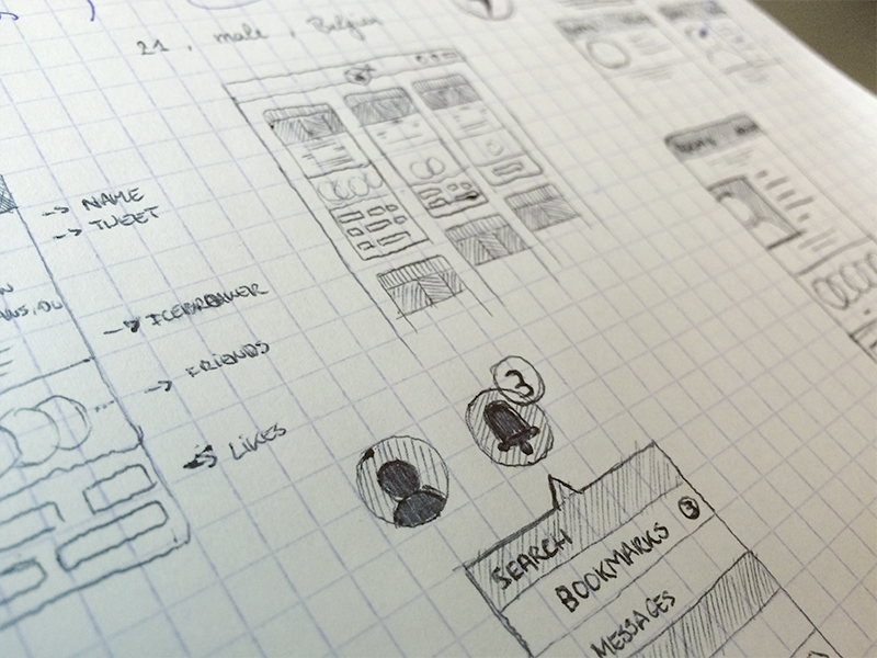 Sketch flatninja cards by Alexander van Ravestyn on Dribbble