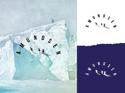 Amundsen Logo brand clothing identity logo