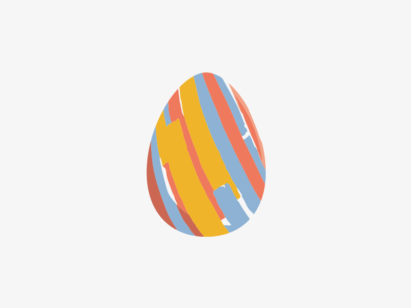 Easter 2019 after effect animation design easter easter egg flat illustration