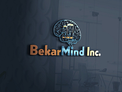 Bekar Mind Logo brain logo design icon idea illustration logo logo 3d new tecnology typography