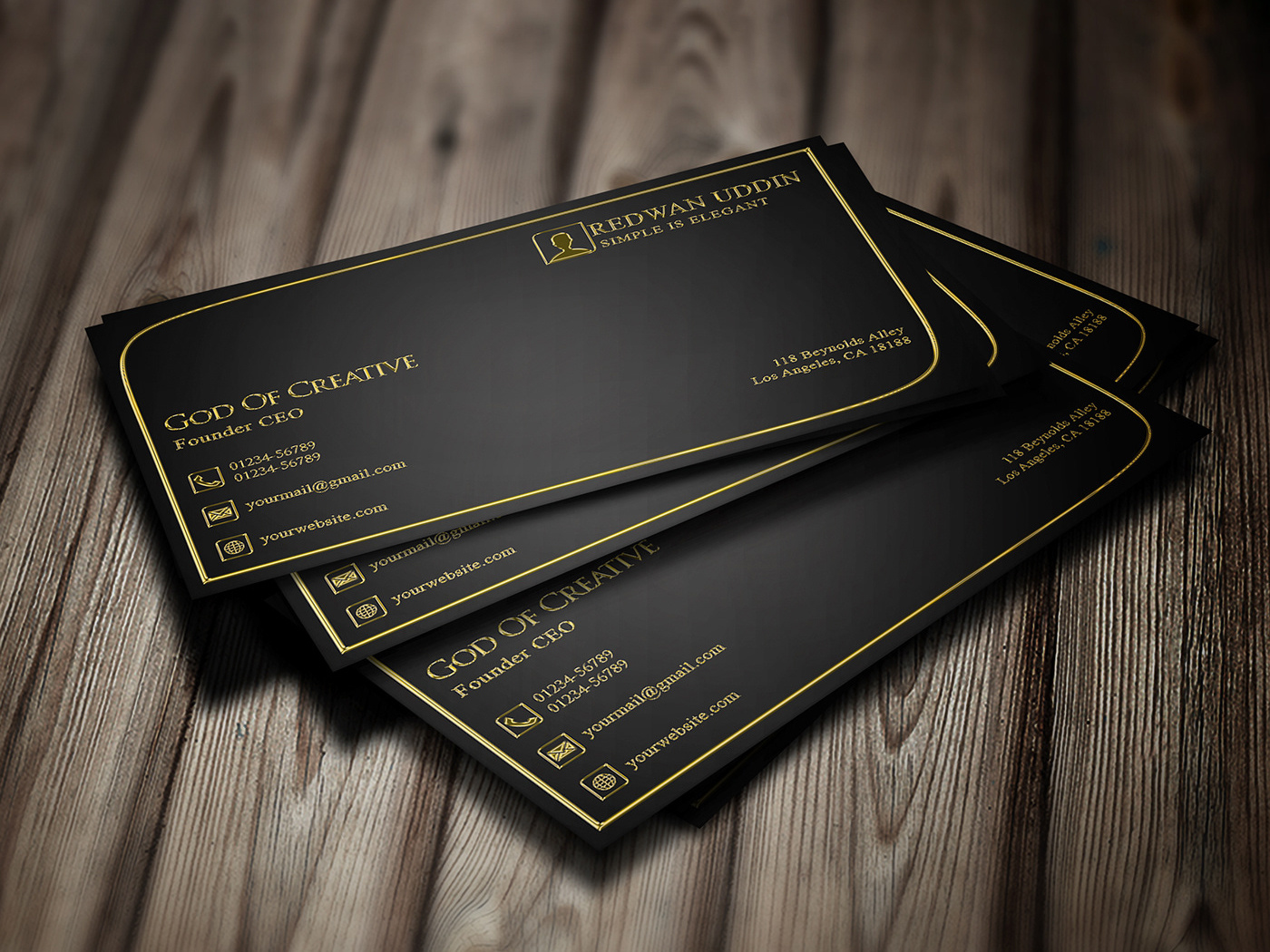 Business card by Mahmudul Hasan Sotabdi on Dribbble