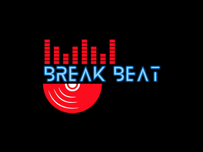 Break Beat logo breakbeatlogo dj dj logo logo logodesign