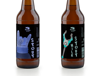 Beer Label design illustration package package design