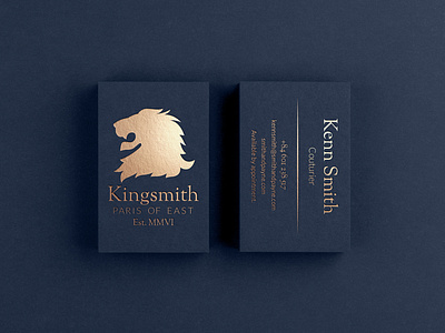 Kingsmith Branding brand guidelines brand identity branding business card design design fashion brand fashion brand logo graphic design identity logo logo design vector