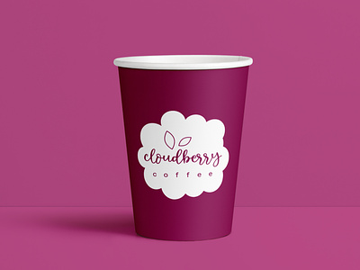 Cloudberry Coffee Logo brand identity branding coffee shop coffee shop logo design geometric art geometry graphic design identity logo logo design vector