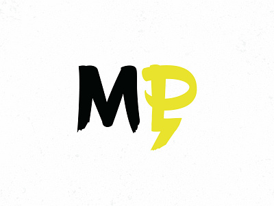 Max Power branding energy letter lettering logo m max power mp p power wordmark yellow