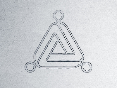 Designhubz art branding branding concept design designhub hub icon logo pencil quick sketch triangle