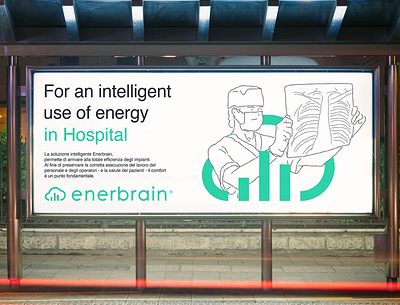 Enerbrain Branding Campaign branding design illustration infographic poster design