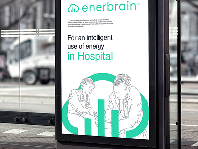 Enerbrain Branding Campaign campaigns design illustration infographic poster design