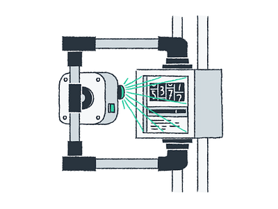 eCamera Enerbrain Illustration camera design icon icon illustration infographic rubrastudio