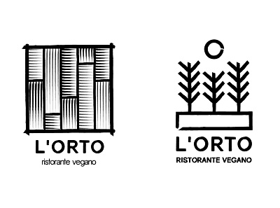 ORTO restaurant - refused proposal brandidentity branding design icon illustration logo rubrastudio