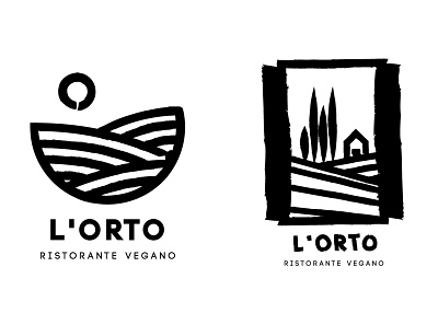 ORTO restaurant - refused proposal brandidentity branding graphic design illustration infographic logo rubrastudio
