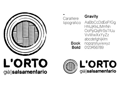 L'ORTO, Vegan restaurant - Brand Identity brand identity branding design icon illustration infographic rubrastudio