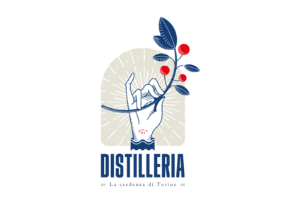 Distilleria, La credenza di Torino. Logo Design branding illustration logo