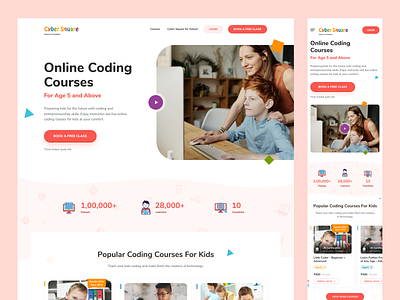 Website Design clean color concept design icon kids kidstheme minimal photoshop simple typography ui ux web web design webdesign website websites websitestyle