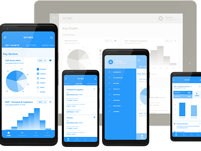 Wireframes for Project Management App app blue clean color concept dashbaord design graph minimal mobile mobile app project management simple typography ui ux wireframe wireframe design wireframes xd