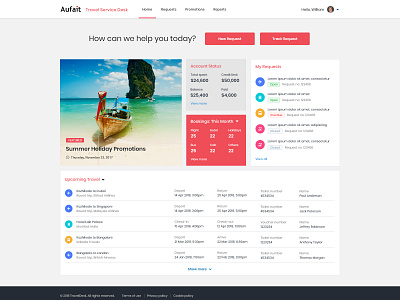 Travel Desk Home Page blue clean color concept customer experience customer portal customerservice design green icon interface logo minimal simple travel agency typography ui ux ux ui web