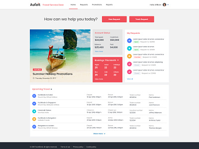 Travel Desk Home Page