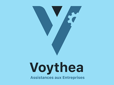 "Voythea" 2d illustrator logo logo text logotype vector