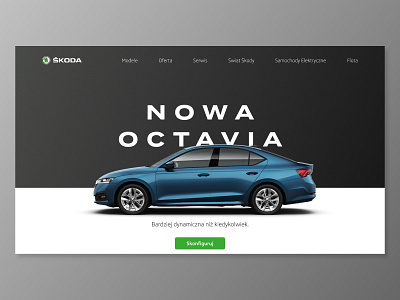 The New Skoda Octavia landing page