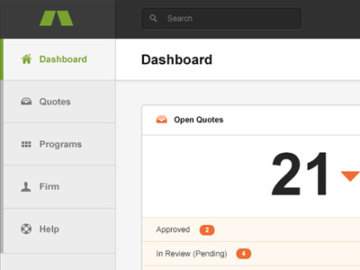 Web App Dashboard 