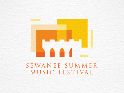 SSMF logo comp festival music orange paper red sewanee summer yellow
