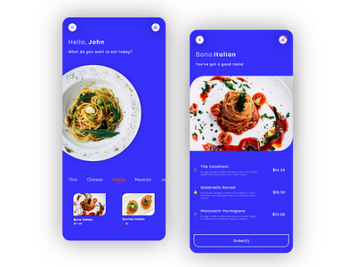 Food Order App Design