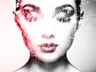 Double Exposure art colors deep thought double exposure dribbble editing girl face image manipulation mood photos picture psychology shots thinking