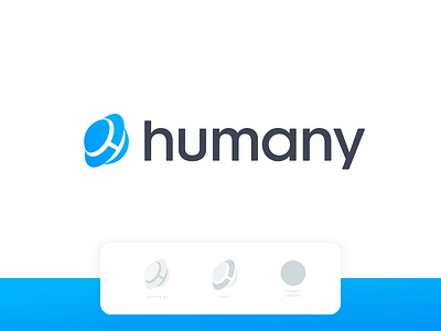 Humany - Logo Proposal block chain blockchain brand design launchpad logo minimalistic modern social vector young life