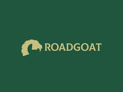 RoadGoat - Logo goat goat head goat silhouette head horns logo minimal road survival
