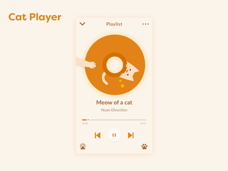 Daily UI #9 Music Player