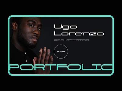 Ugo Lorenzo | Architector Portfolio architector branding business design mainpage minimal portfolio split screen uidesign uxdesign webdesign website