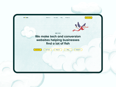 MÖWE | WEB STUDIO branding corporate design agency home page mainpage uidesign web design web studio website
