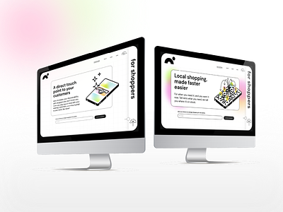 Website for sustainable online shopping app app branding design illustration landingpage logo sustainable tech for good typography ui ux vector