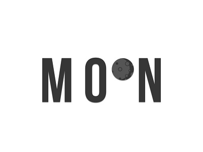 Moon black and white flat lettering logo logo alphabet logo design logoawesome logotype logotype black white creative logotype design minimalism minimalist design minimalist logo minimallist moon text type typography vectober word logo