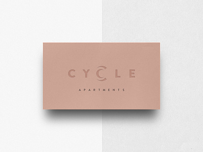 Cycle Apartments architecture brand identity branding business card hannah purmort logo logo design minimal print design typography