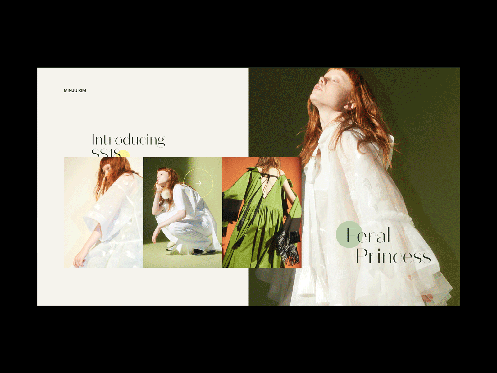 Minju Kim commerce design fashion gif ui web