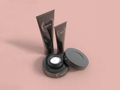 Beauty cosmetics set 3d 3dmodel cinema4d design modeling render